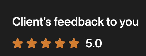 Upwork Client Feedback 2